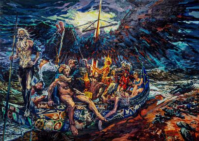 Scène de Naufrage - a Paint Artowrk by João Sobreira